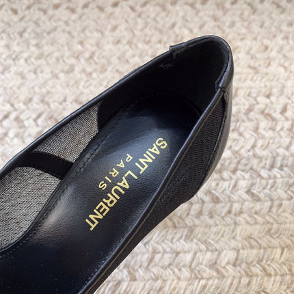 NORMA PUMPS IN BLACK MESH