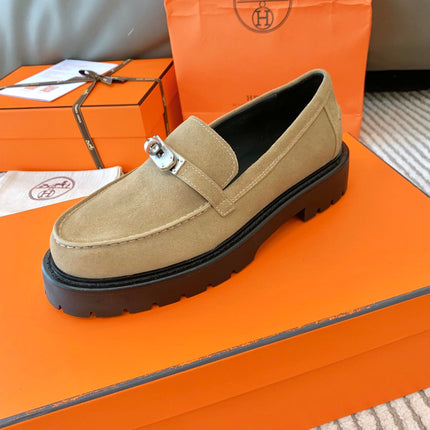 ICONE LOAFER IN TORTILLA BROWN SUEDE