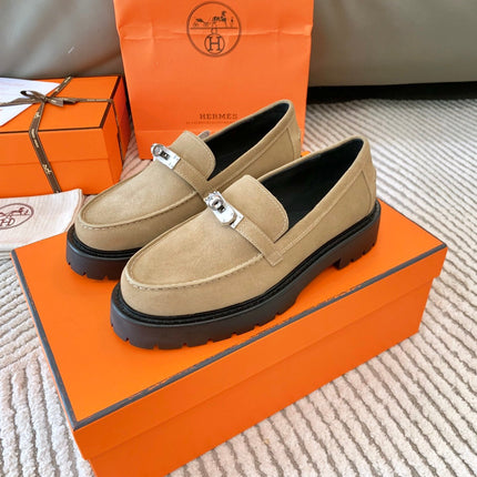 ICONE LOAFER IN TORTILLA BROWN SUEDE