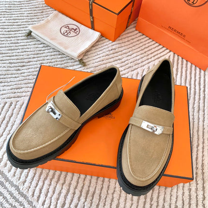 ICONE LOAFER IN TORTILLA BROWN SUEDE