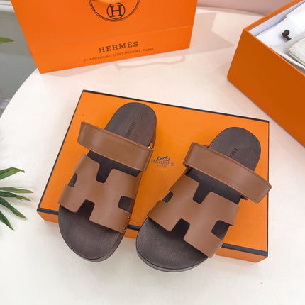 KOS CLOG IN BRONZE BROWN CALFSKIN