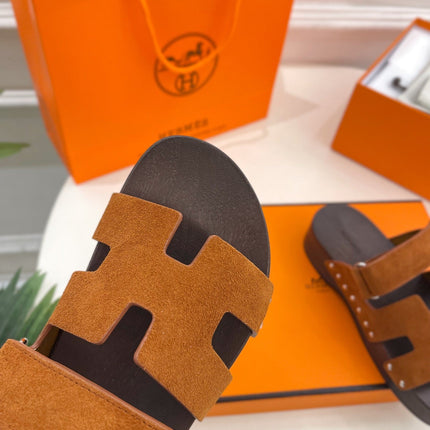 KOS CLOG IN BRONZE BROWN SUEDE