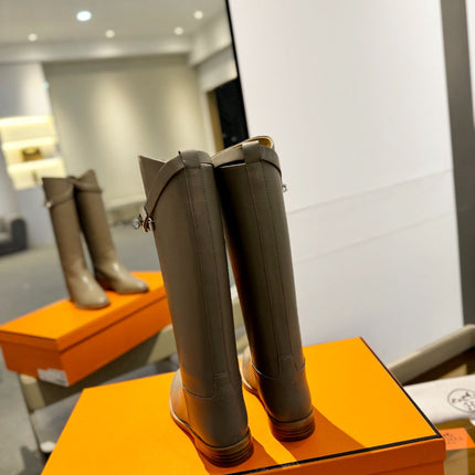 STIVALI JUMPING IN PEANUT BROWN CALFSKIN