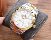 Gold White Dial
