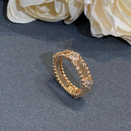PERLEE PINK GOLD DIAMOND RING