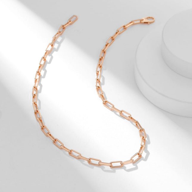 SANTOS CHAIN PINK GOLD NECKLACE