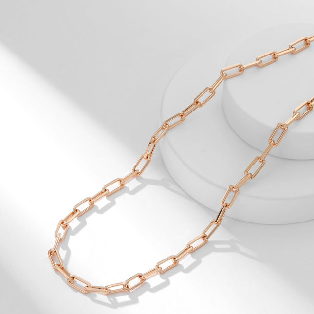SANTOS CHAIN PINK GOLD NECKLACE