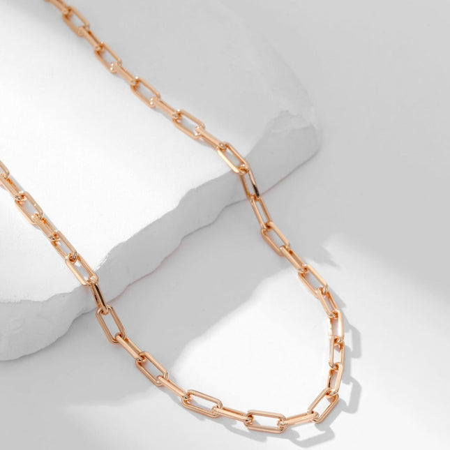 SANTOS CHAIN PINK GOLD NECKLACE