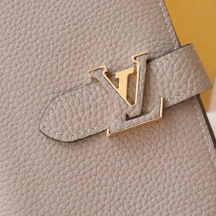 VERTICAL WALLET CAPUCINES GREY