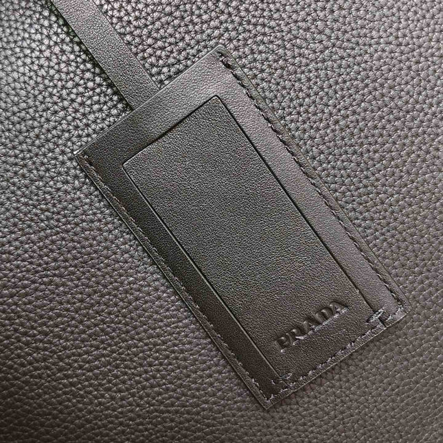 BRIEFCASE 40 IN BLACK GRAINED CALFSKIN