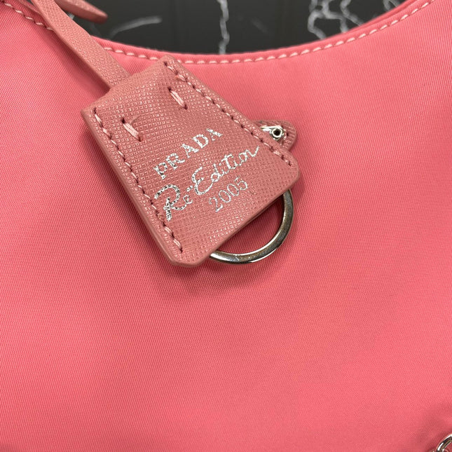 PRA HOBO 22 BAG IN DARK PINK RE-NYLON