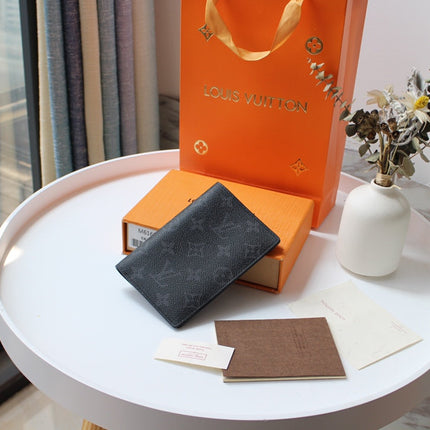 LV 25S PASSPORT HOLDER 14 IN MONOGRAM ECLIPSE COATED CALFSKIN