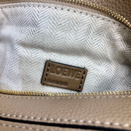 LOE MINI 18 PUZZLE BAG IN DARK KHAKI GREEN CALFSKIN