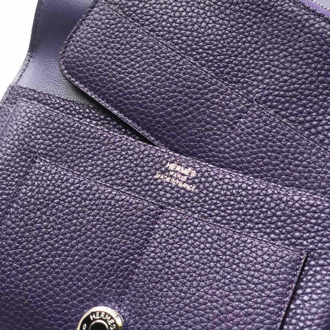 HM Dogon Wallet 20 Purple Togo Shw