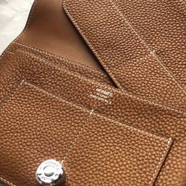 HM Dogon Wallet 20 Tan Togo Shw