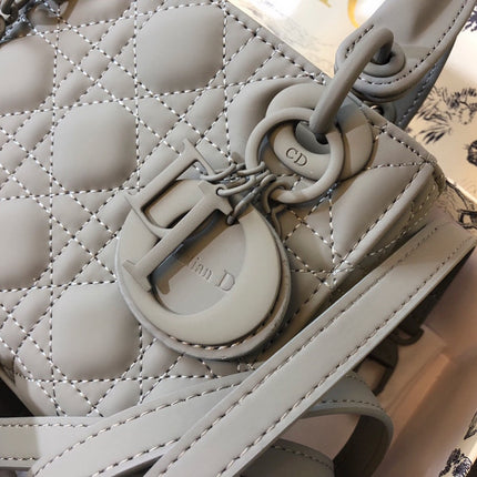 MINI LADY 17 BAG IN GREY CALFSKIN