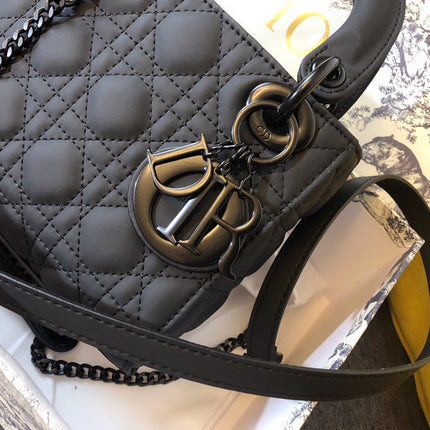 MINI LADY 17 BAG IN BLACK CALFSKIN
