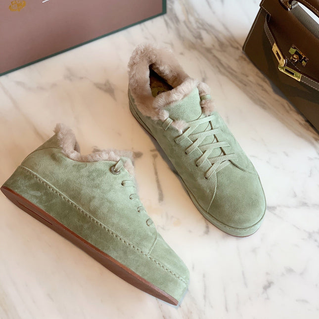 LP WINTER NUAGES SNEAKERS MINT LAMBSKIN
