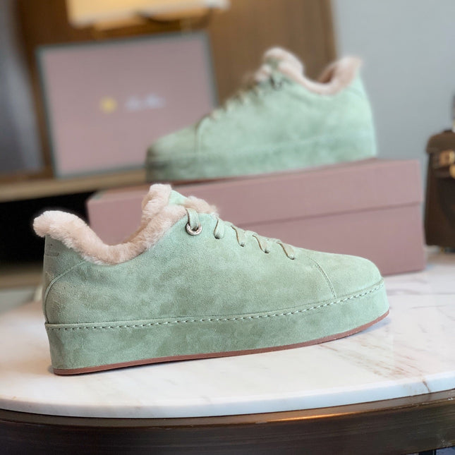 LP WINTER NUAGES SNEAKERS MINT LAMBSKIN