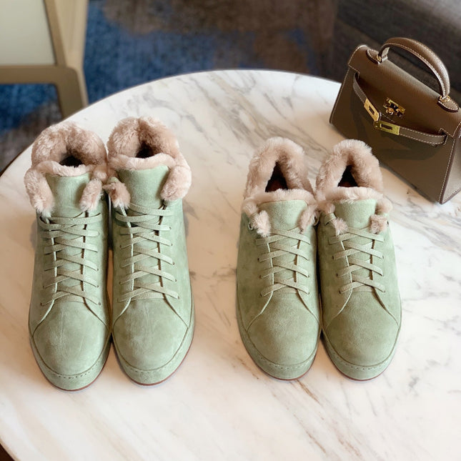 LP WINTER NUAGES SNEAKERS MINT LAMBSKIN