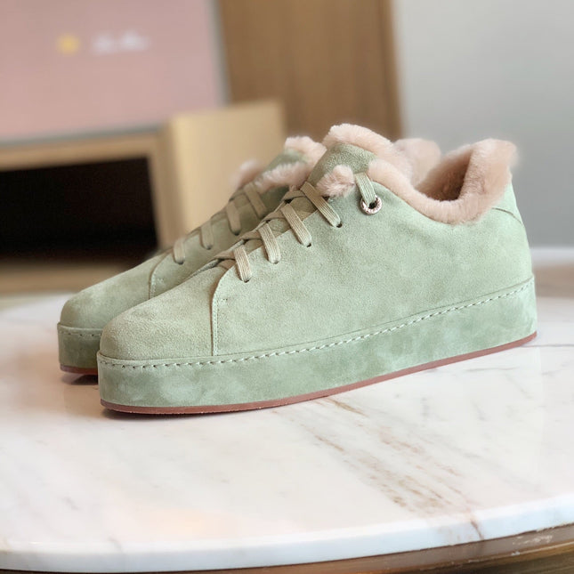 LP WINTER NUAGES SNEAKERS MINT LAMBSKIN