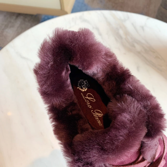 LP WINTER NUAGES SNEAKERS MULBERRY LAMBSKIN