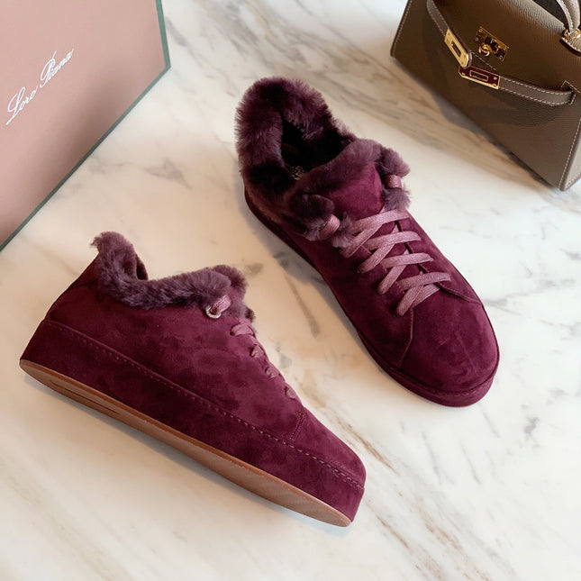 LP WINTER NUAGES SNEAKERS MULBERRY LAMBSKIN