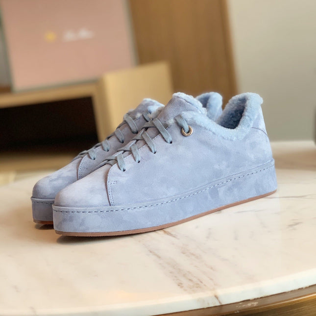 LP WINTER NUAGES SNEAKERS SAPPHIRE LAMBSKIN