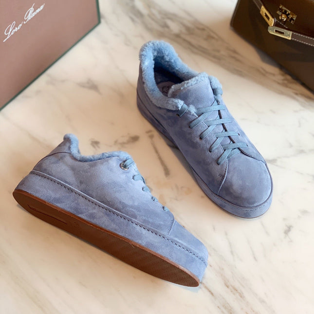 LP WINTER NUAGES SNEAKERS SAPPHIRE LAMBSKIN