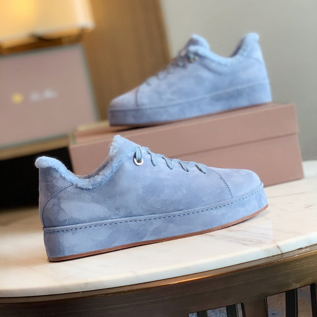 LP WINTER NUAGES SNEAKERS SAPPHIRE LAMBSKIN