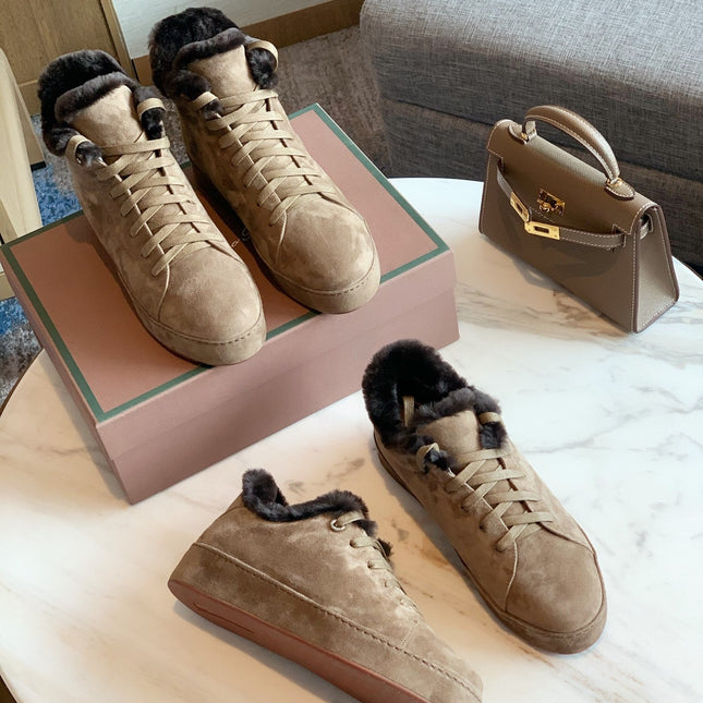 LP WINTER NUAGES SNEAKERS CEDAR LAMBSKIN