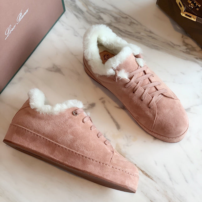 LP WINTER NUAGES SNEAKERS LIGHT PINK LAMBSKIN