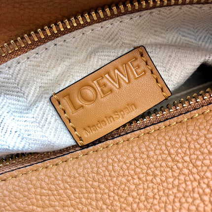 LOE MINI 18 PUZZLE BAG IN WARM DESERT CALFSKIN