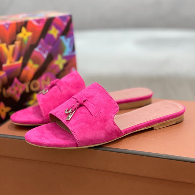 LP SUMMER CHARMS SANDALS BRIGHT PINK SUEDE