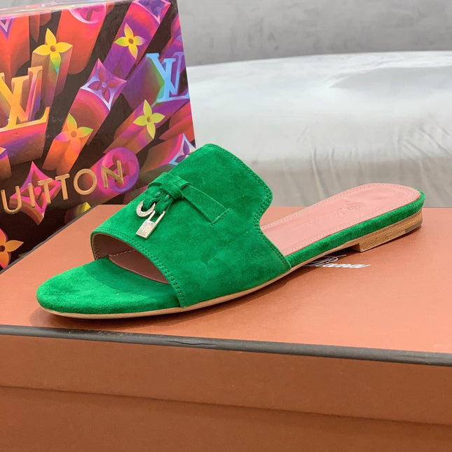 LP SUMMER CHARMS SANDALS EMERALD SUEDE