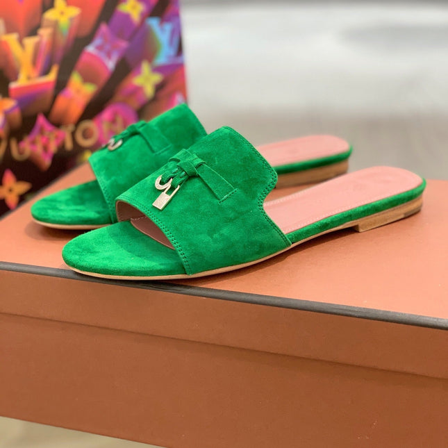 LP SUMMER CHARMS SANDALS EMERALD SUEDE