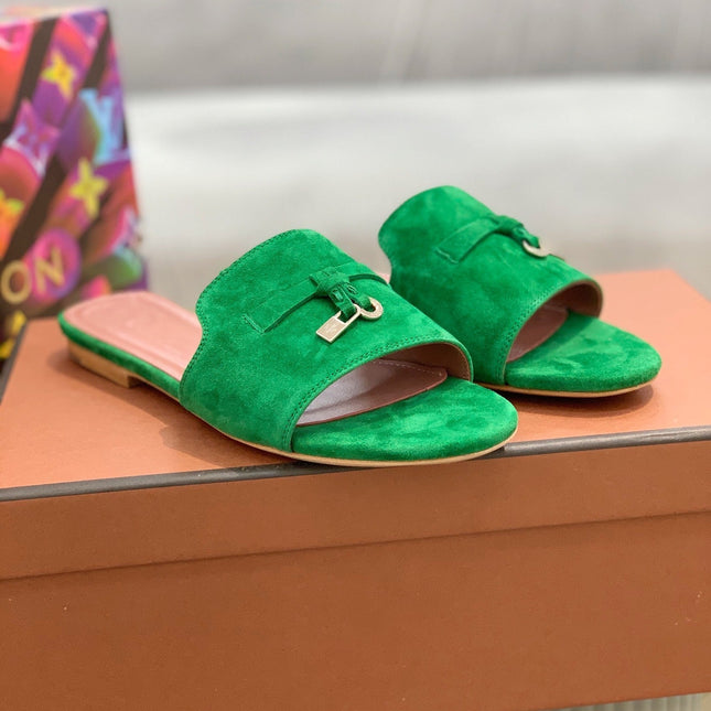LP SUMMER CHARMS SANDALS EMERALD SUEDE