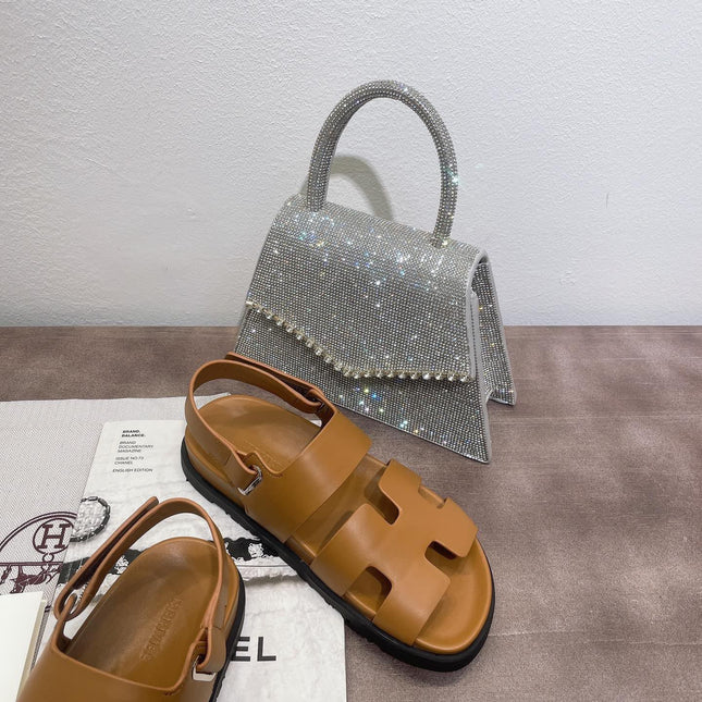 HM GENIUS SANDAL COPPER CALFSKIN