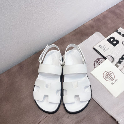 HM GENIUS SANDAL WHITE CALFSKIN