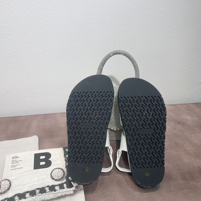 HM GENIUS SANDAL WHITE CALFSKIN