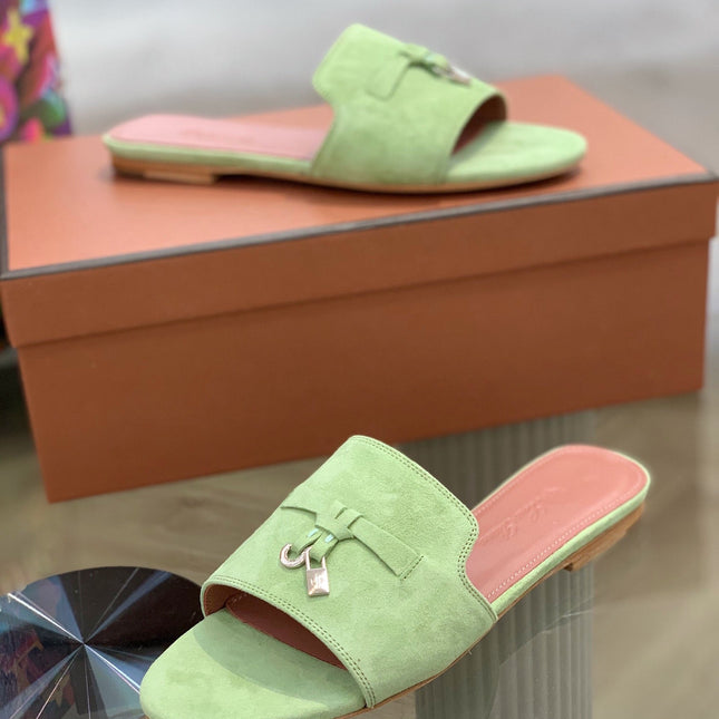 LP SUMMER CHARMS SANDALS MINT SUEDE