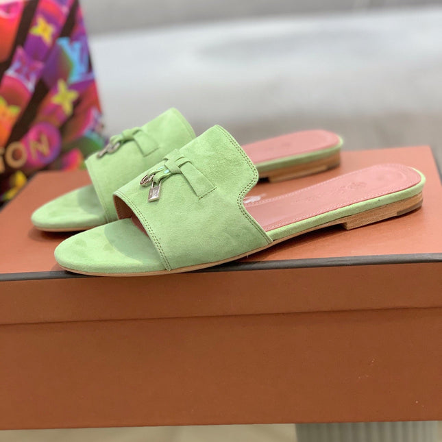 LP SUMMER CHARMS SANDALS MINT SUEDE