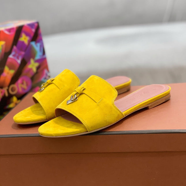 LP SUMMER CHARMS SANDALS YELLOW SUEDE