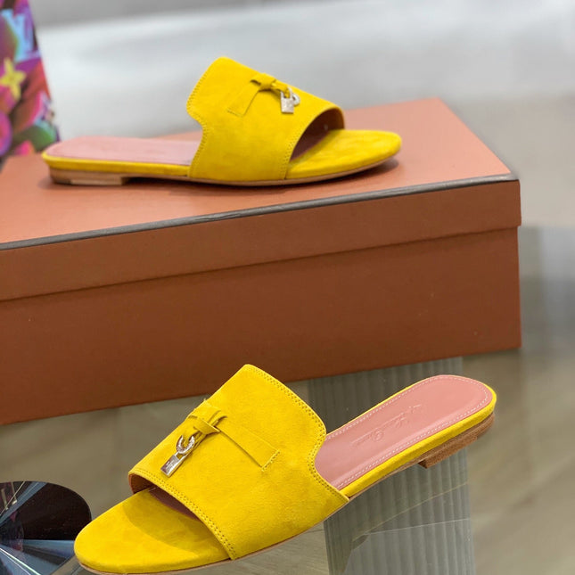 LP SUMMER CHARMS SANDALS YELLOW SUEDE