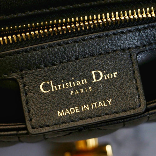 CARO MINI BAG 20 IN BLACK CALFSKIN