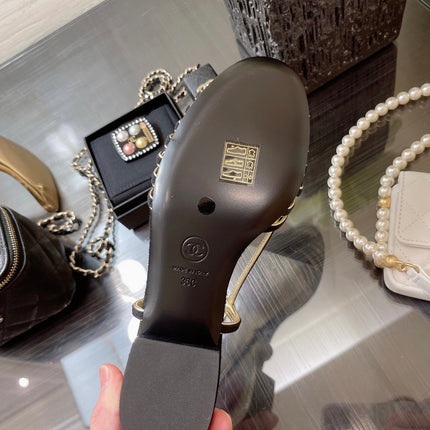 SLINGBACKS SANDAL IN BLACK SUEDE