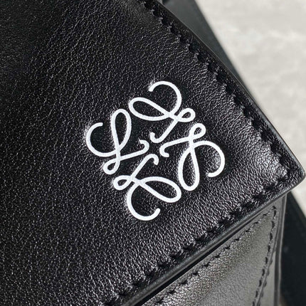 MEDIUM 29 PUZZLE BAG IN BLACK SOFT GRAINED CALFSKIN