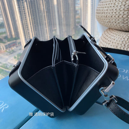 RIMOWA 20 CASE BAG IN BLACK ALUMINUM MAGNESIUM