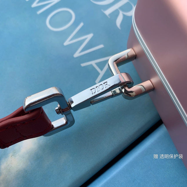 RIMOWA 20 CASE BAG IN LIGHT PINK ALUMINUM MAGNESIUM