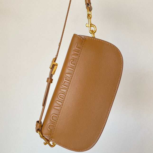 BOBBY EAST-WEST 22 BAG IN CHOCOLATE BROWN CALFSKIN